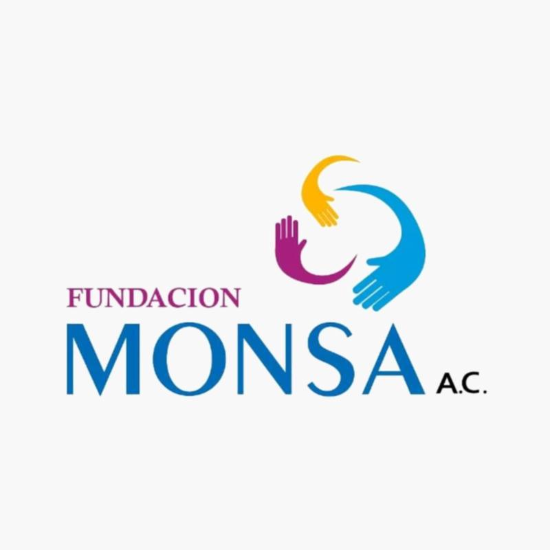 Logo fondo gris Monsa